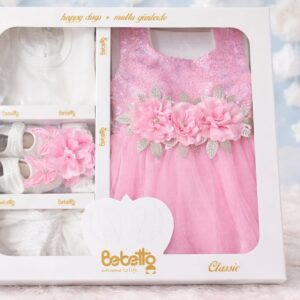 Box Frock Set PINK