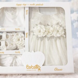 Box Frock Set WHITE